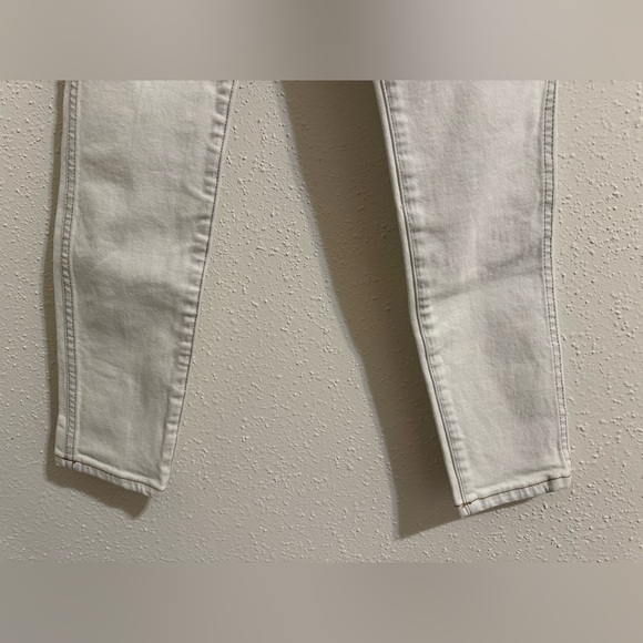 Khaite Kassandra Mid-rise Skinny Jeans In Washed Ivory - Size 26 - Picture 11 of 11